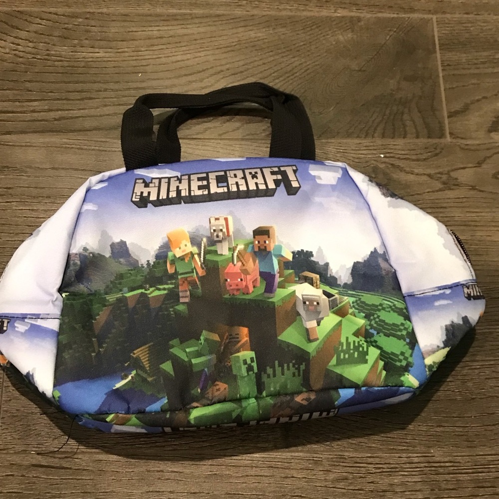 Minecraft kid’s thermal lunch bag